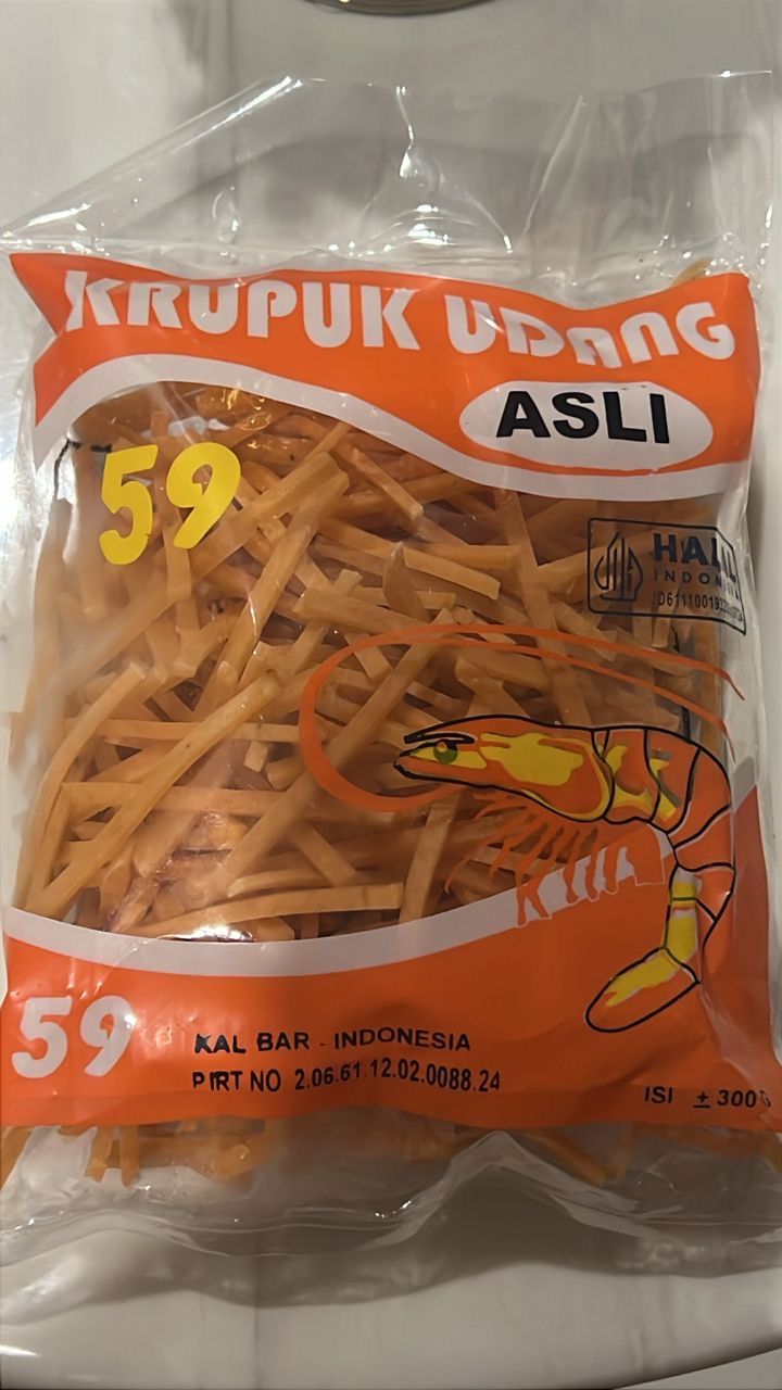 Kropok Udang Asli ( Original Shrimp Crackers)