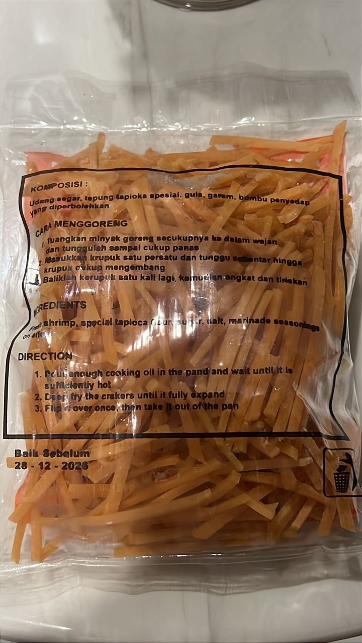 Kropok Udang Asli ( Original Shrimp Crackers)