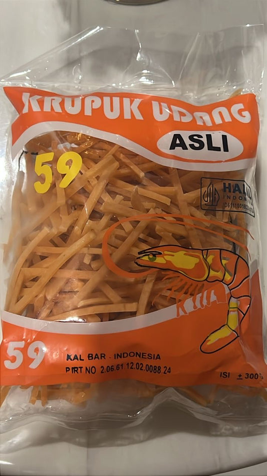 Kropok Udang Asli ( Original Shrimp Crackers)